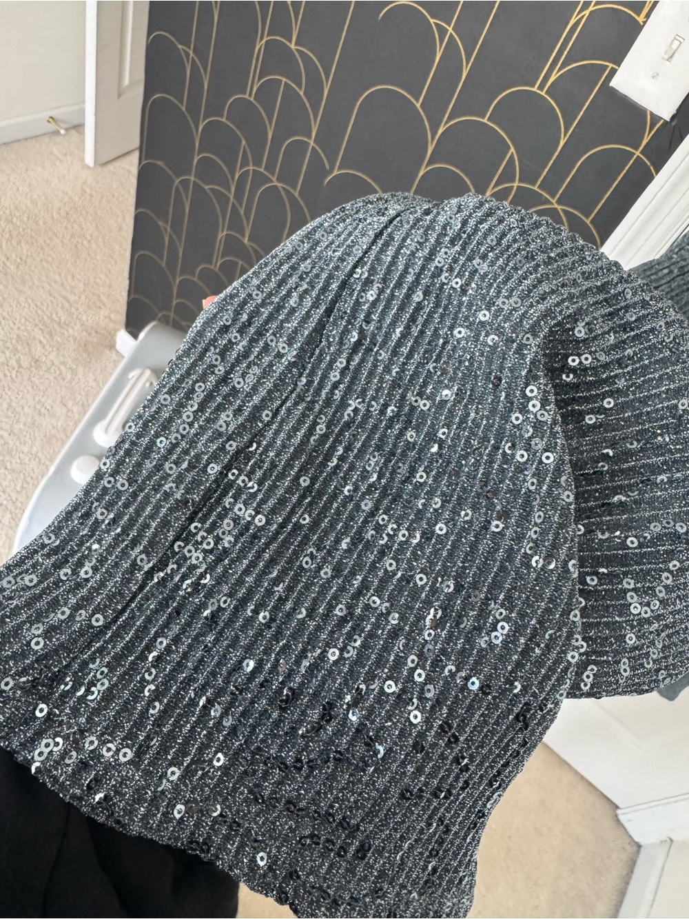 wild fable Strapless Sequin Wide-Leg Jumpsuit in Slate Blue - Picture 2 of 7